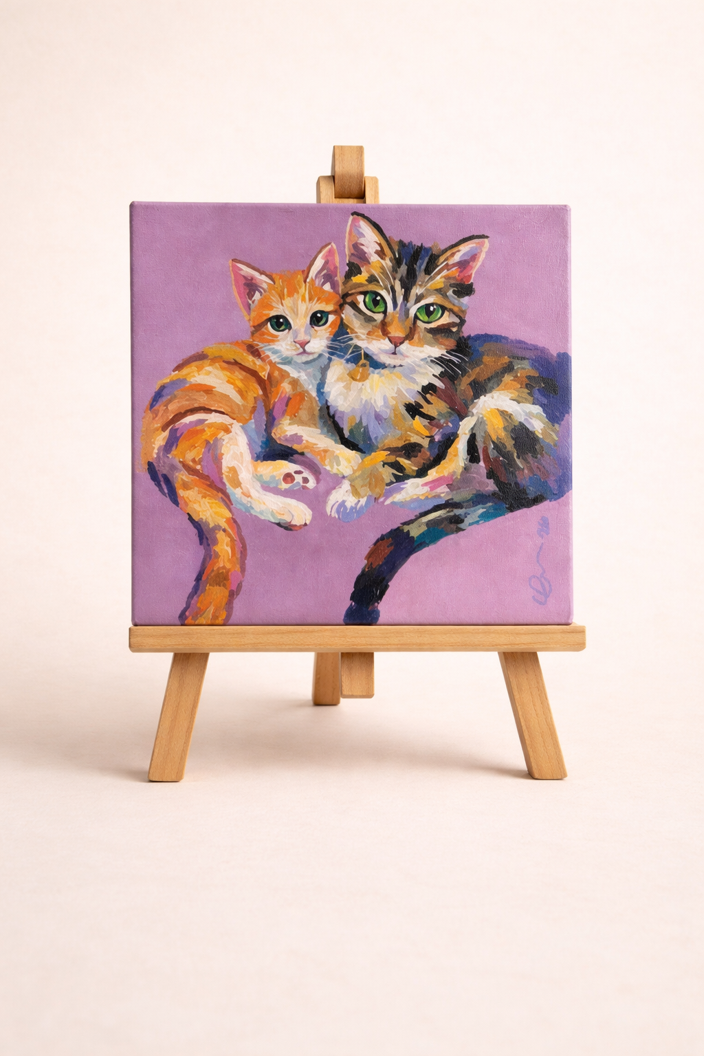PAWTRAIT Lienzo 20x20 cm