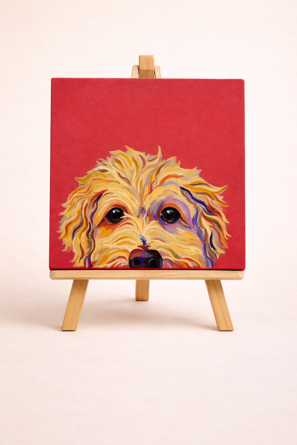 PAWTRAIT Lienzo 20x20 cm