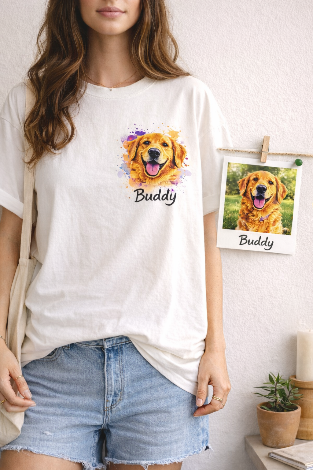 PAWTRAIT Playera