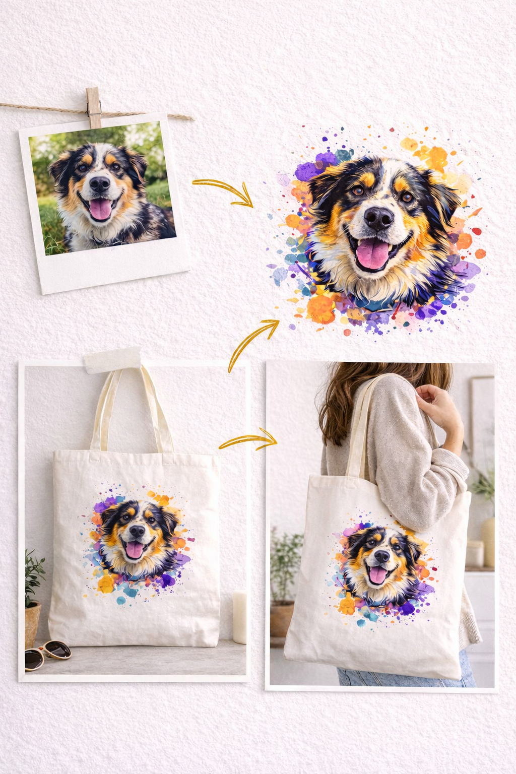Tote personalizado con tu mascota